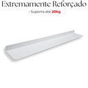 Ver imagem 6 de Suporte para Papel Higiênico Porta Celular Aromatizador + Prateleira Multiuso 60cm Branco