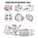 Ver imagem 5 de Chave Hidraulica Multifuncional Profissional 18 em 1 - para Pia/torneira, Instalação e Reparo Fácil