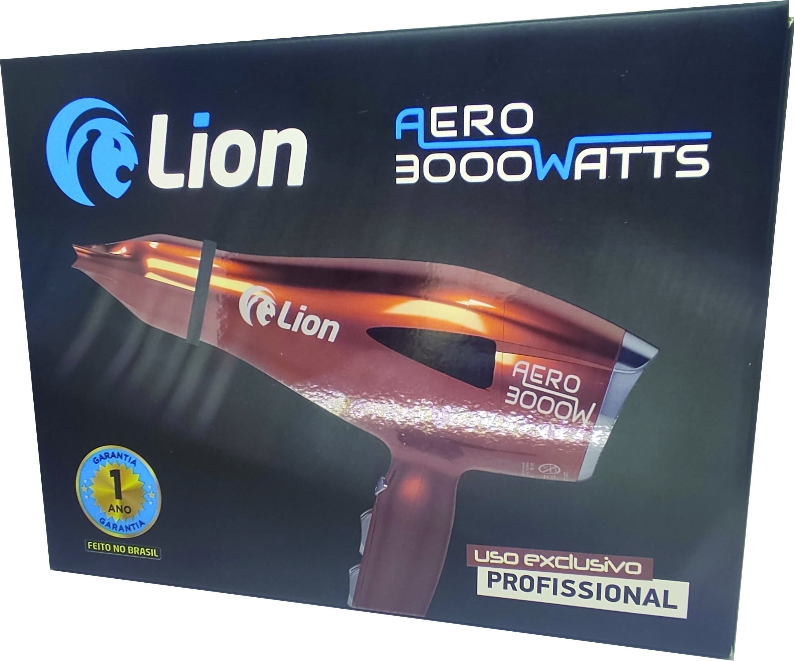 Secador De Cabelo Aero 3000w 220v Profissional Cobre - Lion