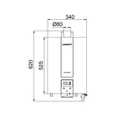 Ver imagem 6 de Aquecedor de Água a Gás Lz 2000de-bk Digital Lorenzetti + Kit Instalação