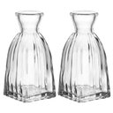 Ver imagem 1 de Kit 2 Vasos Vidro 5x11cm Transparente Wolff Decorativo Flores Jarro Vasinho Pequeno Centro de Mesa