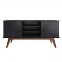 Ver imagem 4 de Conjunto para Sala de Estar com Rack para TV até 65 Polegadas e Gabinete Suspenso 