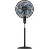 Ventilador Cadence Eros Turbo Coluna 50cm 127v Preto com Azul - 1