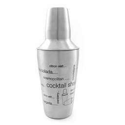 Kit Caipirinha Coqueteleira e Socador Inox 500ml - 2