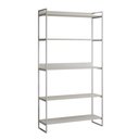 Ver imagem 2 de Kit Industrial Estante Guaecá 180x95 e Aparador 3 Prateleiras Córdoba 100x95 Branco