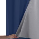 Ver imagem 2 de Cortina Pvc Blackout Corta Luz 280X180 Coleção Nova Admirare Cor: Azul Marinho
