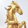 Cavalo Decorativo Dourado 40x22x9cm Escultura Pet Decor - 4