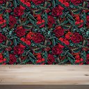 Ver imagem 3 de Papel de Parede Temático Estilo Tatuagem - 1,50x0,50m