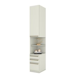 Mesa de Cabeceira Modulada 02 Portas 03 Gavetas Seletto Henn - 1