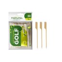 Ver imagem 1 de Espeto Bambú Golf Petiscos Lanches 9 Cm - 250 Unidades