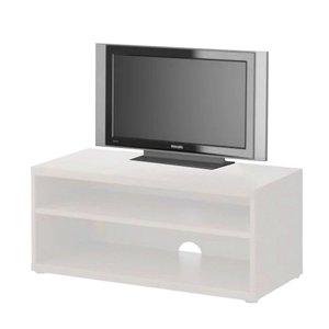 Rack Sala Branco de Chão para Tv Ate 32 Polegadas em Mdf