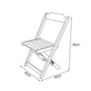 Ver imagem 5 de Conjunto de Mesa 1,20x70 e Mesa Aparador Dobrável com 4 Cadeiras - Imbuia