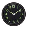 Relógio de Parede Luminoso Brilha no Escuro Fluorescente 30cm Vintage Silencioso Luxo Analógico - 1