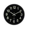 Relógio de Parede Luminoso Brilha no Escuro Fluorescente 30cm Vintage Silencioso Luxo Analógico - 3