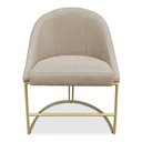 Ver imagem 3 de Kit 02 Cadeiras Poltrona de Jantar Bela Veludo Base Metálica Industrial Dourado - Pallazio