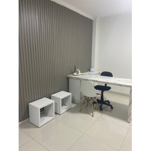 Painel Ripado Versátil: 01 unid. 270x110cm larg. Talatto Painéis Gianduia