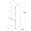 Ver imagem 3 de Paneleiro Torre Quente 3 Portas Gaia  Móveis