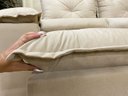 Ver imagem 5 de Sofá Retrátil e Reclinável 2,70m em Tecido Veludão C/pillow Nos Braços Athenas:bege
