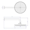 Ver imagem 4 de Chuveiro Deca de Parede Redondo Flex Max Black Matte 2085.bl.std.mt