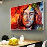 Quadro John Lennon Street Art:60x40 cm/DOURADA - 7