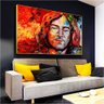 Quadro John Lennon Street Art:60x40 cm/DOURADA - 5