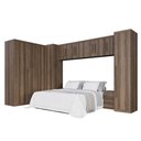 Ver imagem 1 de Guarda Roupa Modulado Dallas com 9 Módulos 9 Portas de Bater 6 Gavetas