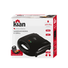 Sanduicheira e Grill Kian - Preta Elétrica 110v 127v 750w Cor Preto Preto - 2
