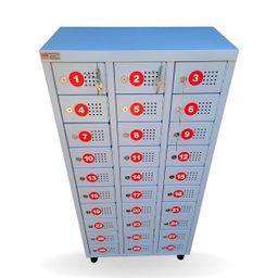 Armário para Celular 30 Portas 122x63x28 Cm com Chave | Segurança e Organização - 3