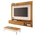 Ver imagem 1 de Home Suspenso Zenith Cinamomo Off White com Mesa de Centro Cadenza Off White Cinamomo - Hb Móveis