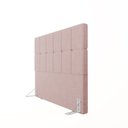 Ver imagem 5 de Cabeceira Casal 140cm Bouclê Estofada Design Moderno para Quarto Linea