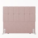 Ver imagem 6 de Cabeceira Casal 140cm Bouclê Estofada Design Moderno para Quarto Linea