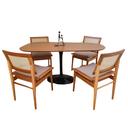 Ver imagem 1 de Saarinen Organica Oval Preta 140x90 em Freijo Modelar Art Moveis