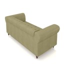 Ver imagem 3 de Sofá Living Stanford Chesterfield 2 Lugares 180cm Pés de Madeira Couro Fendi G58 Gran Belo