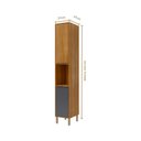 Ver imagem 3 de Paneleiro de Cozinha 100%mdf 37cm 2 Portas Divina Mgm Móveis Cinamomo/titanium