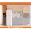 Ver imagem 5 de Paneleiro de Cozinha 100%mdf 37cm 2 Portas Divina Mgm Móveis Cinamomo/titanium