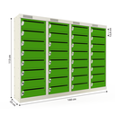 Ver imagem 3 de Armário de Aço para Correspondência 32 Portas - Nk 2716