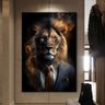 Quadro Social Lion Br Artes Pequeno 60x40 - 2