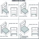 Ver imagem 5 de Guarda Roupas Modulado de Casal 1,38 com Cabeceira Genova Plus 6 Portas 4 Gavetas Batrol
