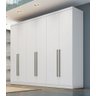 Guarda Roupa Casal 100% MDF 6 Portas 8 Gavetas - Dello-Branco - Móveis Novo Horizonte - 2