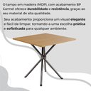 Ver imagem 7 de Conjunto Mesa Quadrada 4 Cadeiras Imbuia Rio Preto/Martelado/Marrom