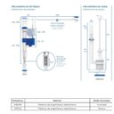 Ver imagem 4 de Kit Completo para Caixa Acoplada com Acionador Pneumático Branco Blukit