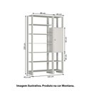 Ver imagem 4 de Estante Closet Yes 120cm com 1 Porta e 9 Nichos - Montana