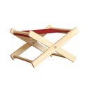 Ver imagem 1 de Suporte de Malas e Bagagens Madeira Maciça Dobrável-vermelho