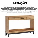 Ver imagem 7 de Kit Buffet e Aparador Noble Rústico 1 Porta 3 Gavetas Madeira Maciça 133cm Mpo Móveis