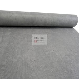 Papel de Parede Atemporal Cinza Cimento 3708 0,52 x 10,00m BOBINEX