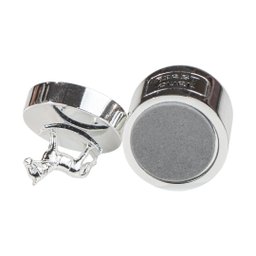 Jg2 Meu Primeiro Dente/cacho Silverplate Cavalo Balanco Base Branca - 11