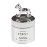 Jg2 Meu Primeiro Dente/cacho Silverplate Cavalo Balanco Base Branca - 8