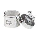 Ver imagem 7 de Jg2 Meu Primeiro Dente/cacho Silverplate Cavalo Balanco Base Branca