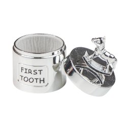 Jg2 Meu Primeiro Dente/cacho Silverplate Cavalo Balanco Base Branca - 7
