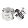 Jg2 Meu Primeiro Dente/cacho Silverplate Cavalo Balanco Base Branca - 12